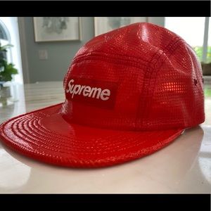 Supreme Orange Camp Cap